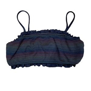 Crewcuts rainbow smock bikini top blue size 14